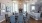 a kitchen with a dining table
